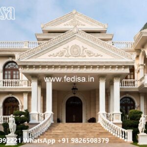 Classic Villa Design with Luxury Living Room Ideas No-355