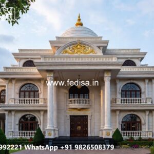 Classic Villa Design with Decorative Iron Railings No-356
