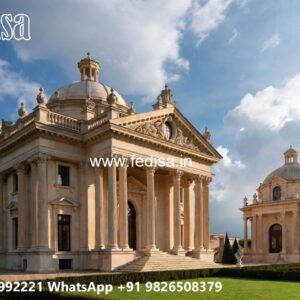 Classic Villa Design with Beautiful Balcony Railings No-373