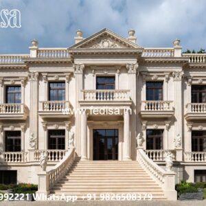 Classic Villa Design with Elegant Outdoor Garden No-413