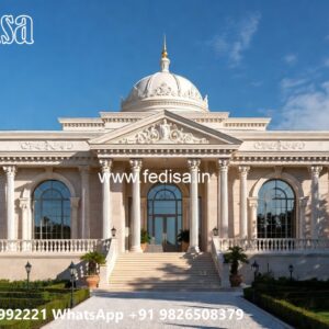 Elegant Classic Villa Design with Grand Spaces No-433