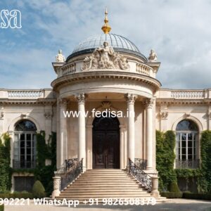 Classic Villa Design with Decorative Exterior Features No-437