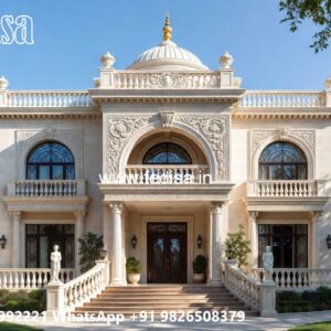 Elegant Classic Villa Design with Stunning Facade No-449