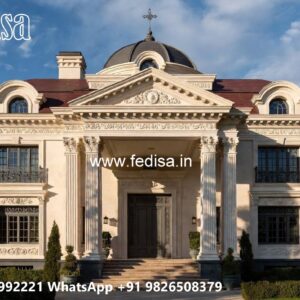 Luxury House Design with Stylish Exterior Facade No-462