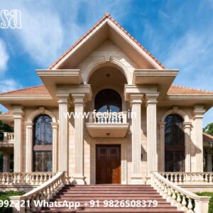 Luxury House Design with Stylish Open Kitchen Layout No-538