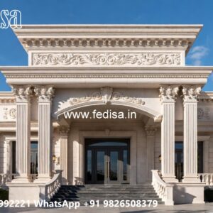 Classic House Design with Beautiful Garden Landscape No-621