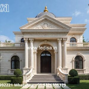 Classic House Design with Elegant Window Designs No-639