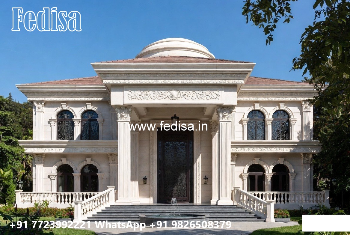 Elegant Classic House Design with Rich Textures No-652