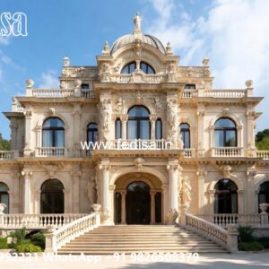 Classic House Design with Elegant Outdoor Lighting No-664