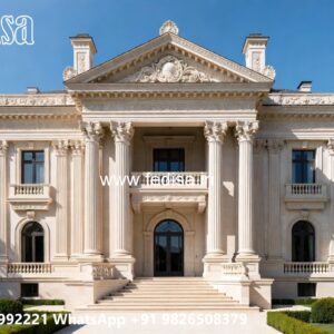 Classic House Design with Luxury Terrace Lounge No-685