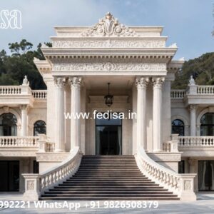 Classic House Design with Decorative Iron Railings No-686