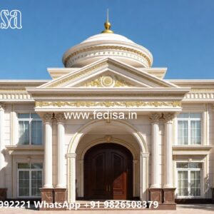 Classic House Design with Decorative Entry Door Ideas No-717