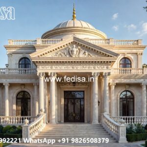 Classic House Design with Elegant Marble Staircase No-724