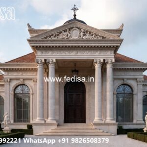 Classic House Design with Decorative Pillar Beauty No-729