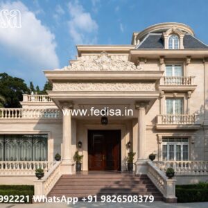 Classic House Design with Traditional Decorative Details No-748