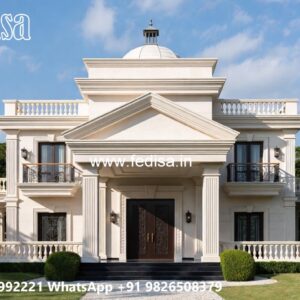 Classic House Design with Beautiful Architectural Features No-750