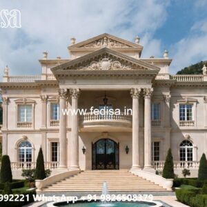 Elegant Classic Villa Design with Grand Entrance No-778