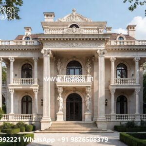 Luxury Classic Villa Design with Elegant Hall Ideas No-785