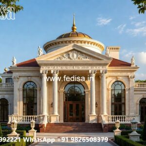 Classic Villa Design with Decorative Iron Railings No-806