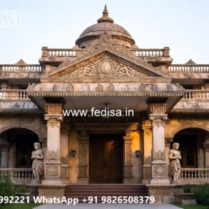 Classic Villa Design with Decorative Wooden Details No-818