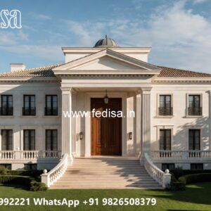 Classic Villa Design with Luxury Exterior Landscaping No-819