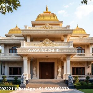 Classic Villa Design with Grand Staircase Inspiration No-838