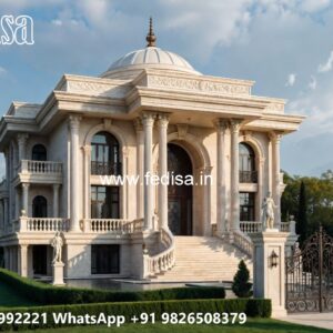 Classic Villa Design with Stylish Living Room Decor No-871