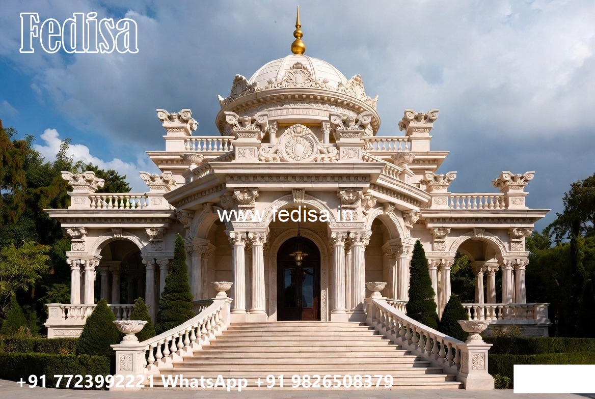 Classic Villa Design with Elegant Courtyard Inspiration No-889