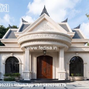 Luxury House Design with Rich Color Combinations No-966