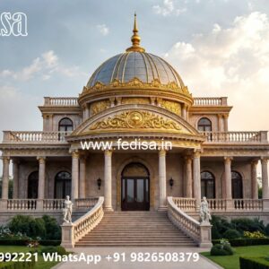 Classic House Design with Grand Front Elevation No-1060