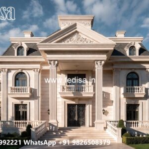 Classic House Design with Premium Marble Finishes No-1068