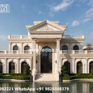 Classic House Design with Decorative Pillar Concepts No-1073