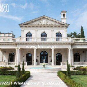 Classic House Design with Grand Entrance Ideas No-1076