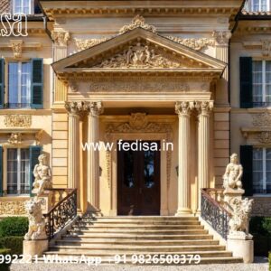 Classic House Design with Elegant Courtyard Ideas No-1106