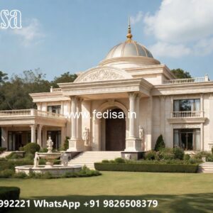 Classic House Design with Elegant Outdoor Lighting No-1114