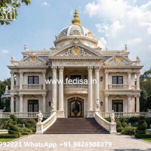 Classic House Design with Stylish Royal Interiors No-1138
