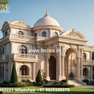 Classic House Design with Rich Marble Decor No-1156