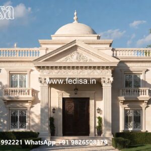 Classic Villa Design with Elegant Staircase Ideas No-1219