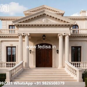 Elegant Classic Villa Design with Grand Entrance No-1228