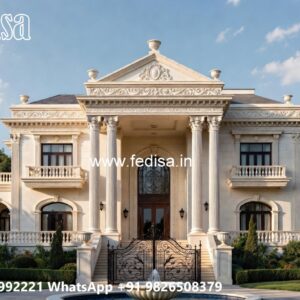 Luxury Classic Villa Design with Rich Marble Decor No-1263