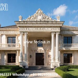 Classic Villa Design with Luxury Exterior Landscaping No-1269