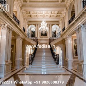 Classic Villa Design with Beautiful Ceiling Details No-1328