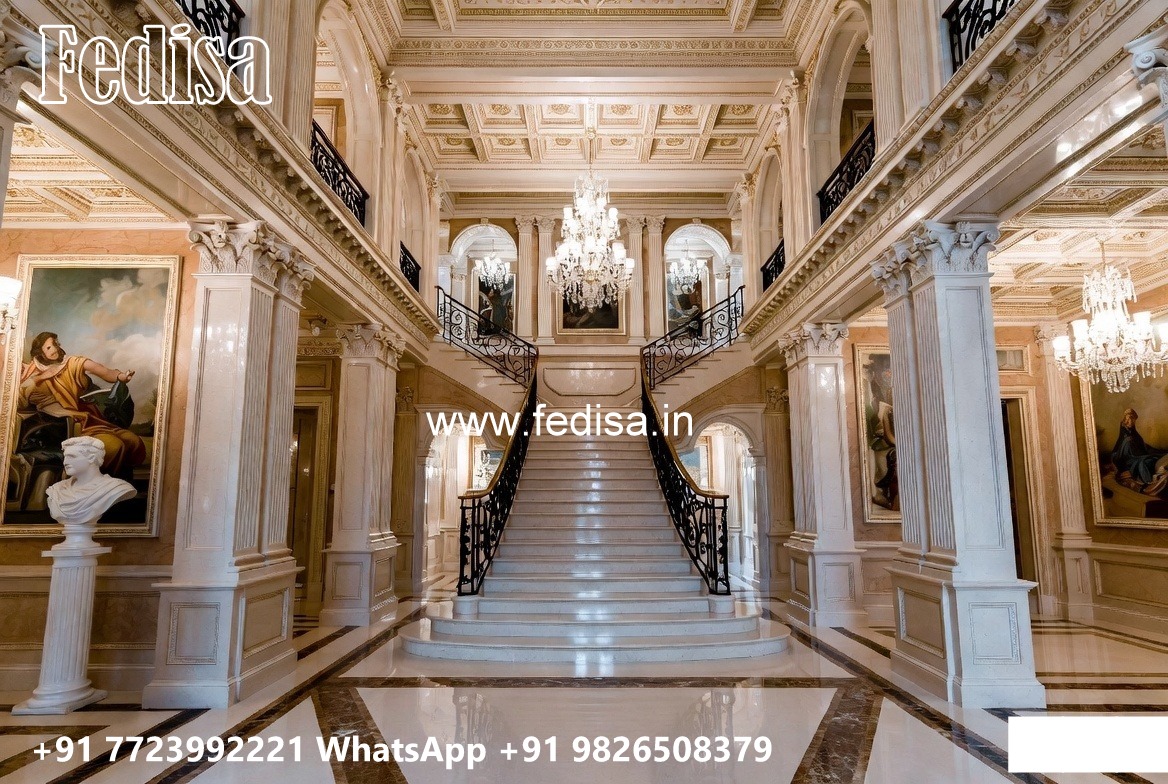 Classic Villa Design with Beautiful Ceiling Details No-1328