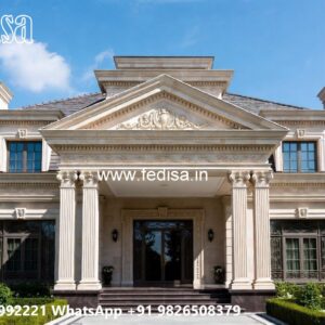 Classic Villa Design with Elegant Courtyard Inspiration No-1339