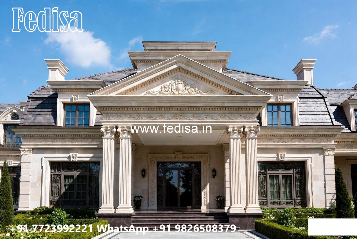 Classic Villa Design with Elegant Courtyard Inspiration No-1339