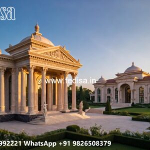 Classic Villa Design with Beautiful Marble Details No-1340