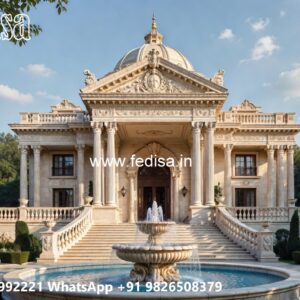 Classic Villa Design with Rich Royal Styling No-1347