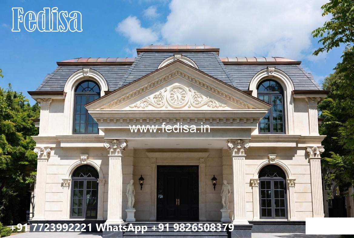 Luxury House Design with Wooden and Marble Finishes No-1371