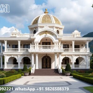 Luxury House Design with Stylish Window Concepts No-1415