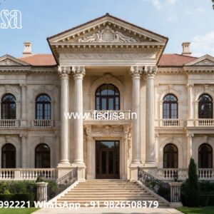 Classic House Design with Elegant Balcony Concepts No-1514